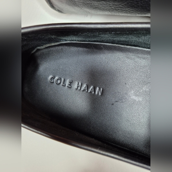 Cole Haan Black Leather Men's Loafers - Picture 9 of 10